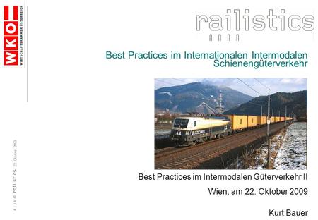 Best Practices im Internationalen Intermodalen Schienengüterverkehr
