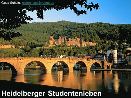 Heidelberger Studentenleben
