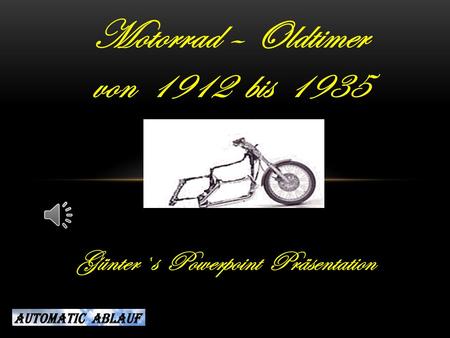 Motorrad – Oldtimer von 1912 bis 1935