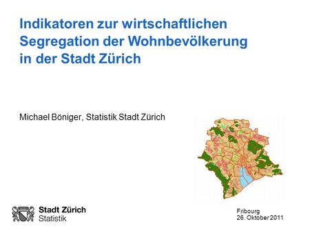 Michael Böniger, Statistik Stadt Zürich