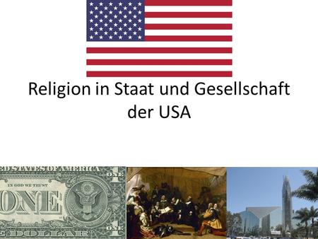 Religion in Staat und Gesellschaft der USA