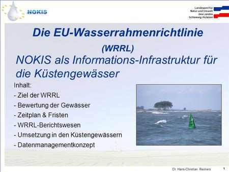 Die EU-Wasserrahmenrichtlinie (WRRL)