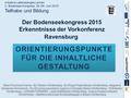 Der Bodenseekongress 2015 Erkenntnisse der Vorkonferenz Ravensburg Aktion Psychisch Kranke - BLV Baden-Württemberg - EU-Regio Projekt Baden-Württemberg.