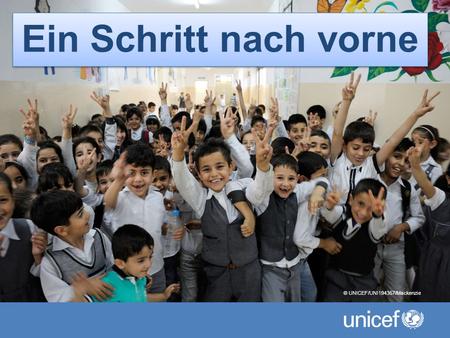 1 Ein Schritt nach vorne © UNICEF/UNI194357/Mackenzie.