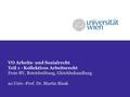 VO Arbeits- und Sozialrecht Teil 1 - Kollektives Arbeitsrecht Freie BV, Betriebsübung, Gleichbehandlung ao.Univ.-Prof. Dr. Martin Risak.