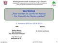 1 Arbeitsgemeinschaft Sozialplanung in Bayern Arbeitsgruppe für Sozialplanung und Altersforschung (AfA) & Institut für Sozialplanung, Jugend- und Altenhilfe,