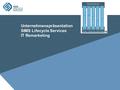 Unternehmenspräsentation SIMS Lifecycle Services IT Remarketing.