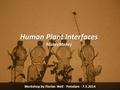 Human Plant Interfaces MakeyMakey Workshop by Florian Weil - Potsdam - 7.5.2014.