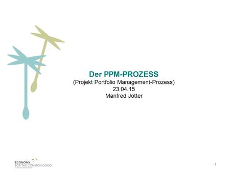 Der PPM-PROZESS (Projekt Portfolio Management-Prozess)