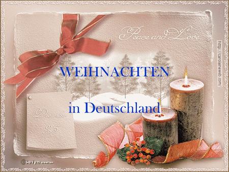 WEIHNACHTEN in Deutschland. WORTSCHATZ das Weihnachten - Рождество die Geburt (en) – рождение heutzutage – в наше время stattfinden – проводиться der.