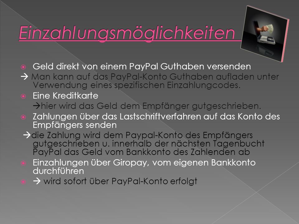 Paypal Konditionen Paypal Konditionen