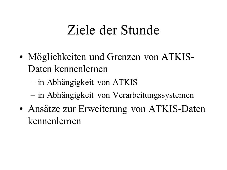 Kennenlernen 1. stunde