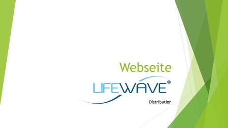 Webseite Lifewave Distributor Distribution.
