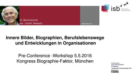 Dr. Bernd Schmid isb – GmbH Wiesloch