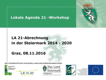 Lokale Agenda 21 -Workshop