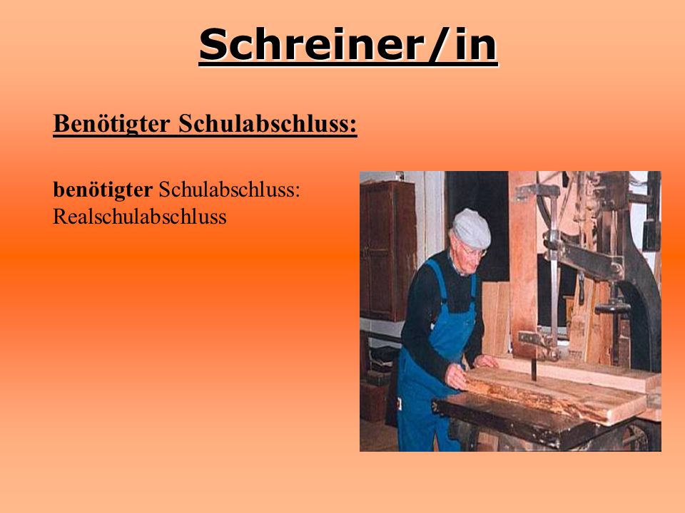 Schreiner Verdienst Schreiner Verdienst