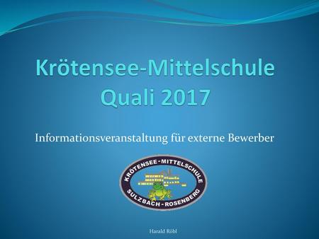 Krötensee-Mittelschule Quali 2017