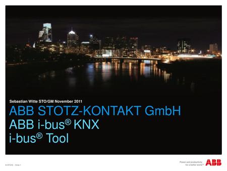 ABB STOTZ-KONTAKT GmbH ABB i-bus® KNX i-bus® Tool
