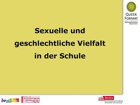 Sexuelle und geschlechtliche Vielfalt