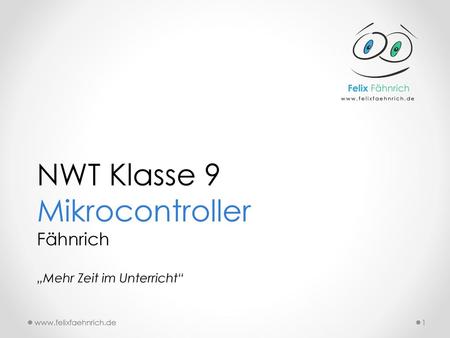 NWT Klasse 9 Mikrocontroller