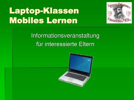 Laptop-Klassen Mobiles Lernen