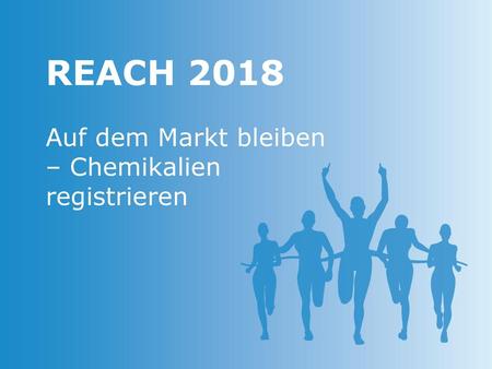 REACH 2018 Auf dem Markt bleiben – Chemikalien registrieren.