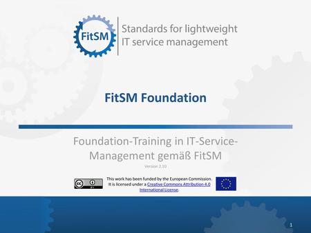 Foundation-Training in IT-Service-Management gemäß FitSM Version 2.10