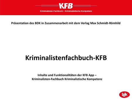 Kriminalistenfachbuch-KFB