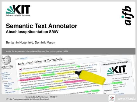 Semantic Text Annotator