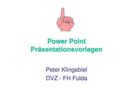 Power Point Präsentationsvorlagen