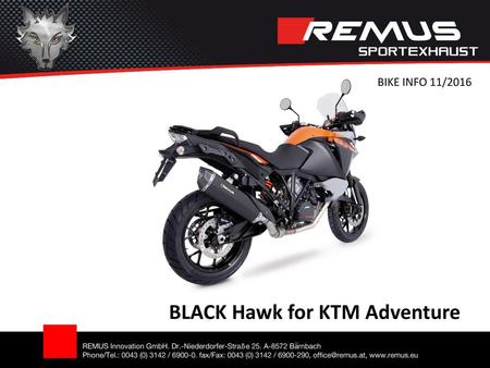 BLACK Hawk for KTM Adventure