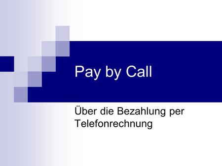 Über die Bezahlung per Telefonrechnung
