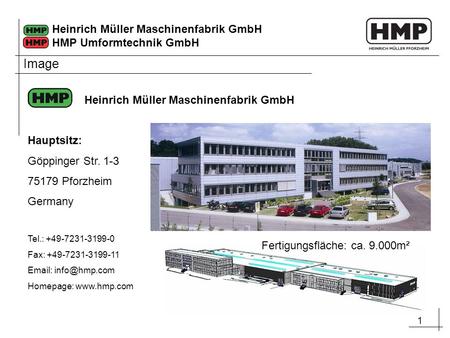 Image Heinrich Müller Maschinenfabrik GmbH Hauptsitz:
