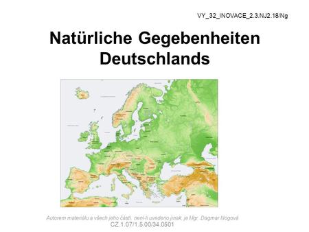 Natürliche Gegebenheiten Deutschlands
