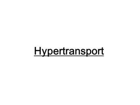 Hypertransport.