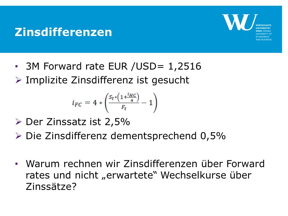 erwartete