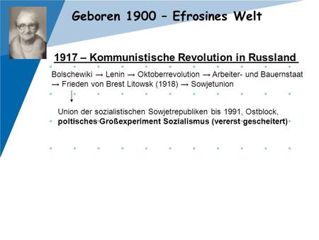1917 – Kommunistische Revolution in Russland