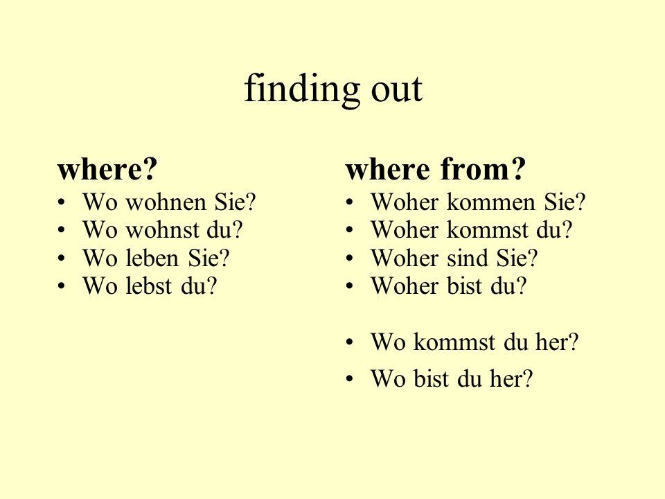 Er sucht sie. wo bist du