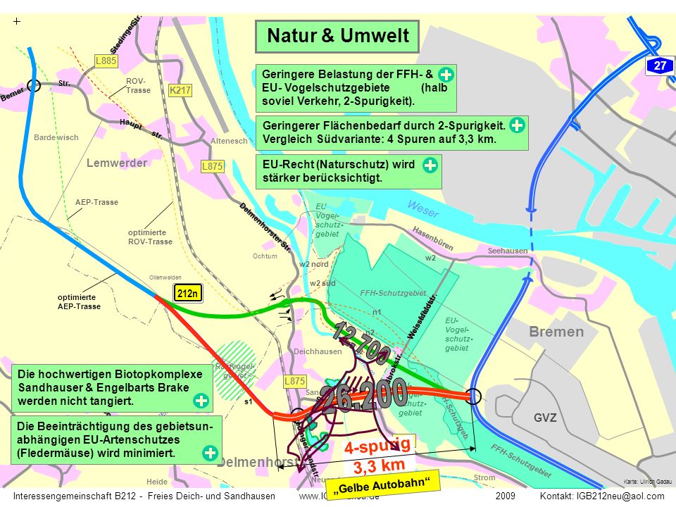 Natur & Umwelt 4-spurig 3,3 km Bremen Delmenhorst 27