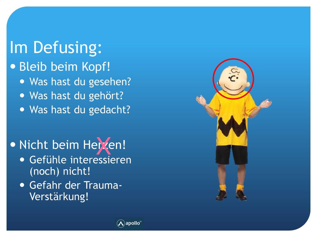 Notfall-Psychologie Sep-17 Any Questions © 11JAN16 by Horst Hablitz