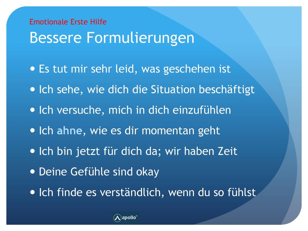 Notfall-Psychologie Sep-17 Any Questions © 11JAN16 by Horst Hablitz