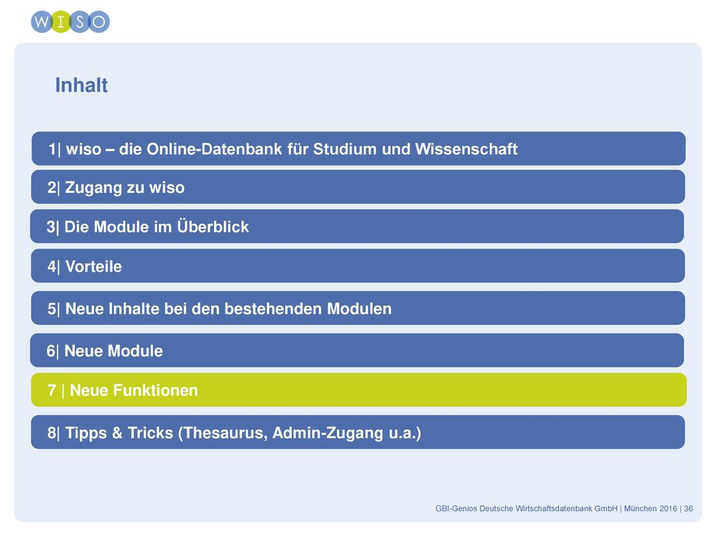 Inhalt 1| wiso – die Online-Datenbank für Studium und Wissenschaft