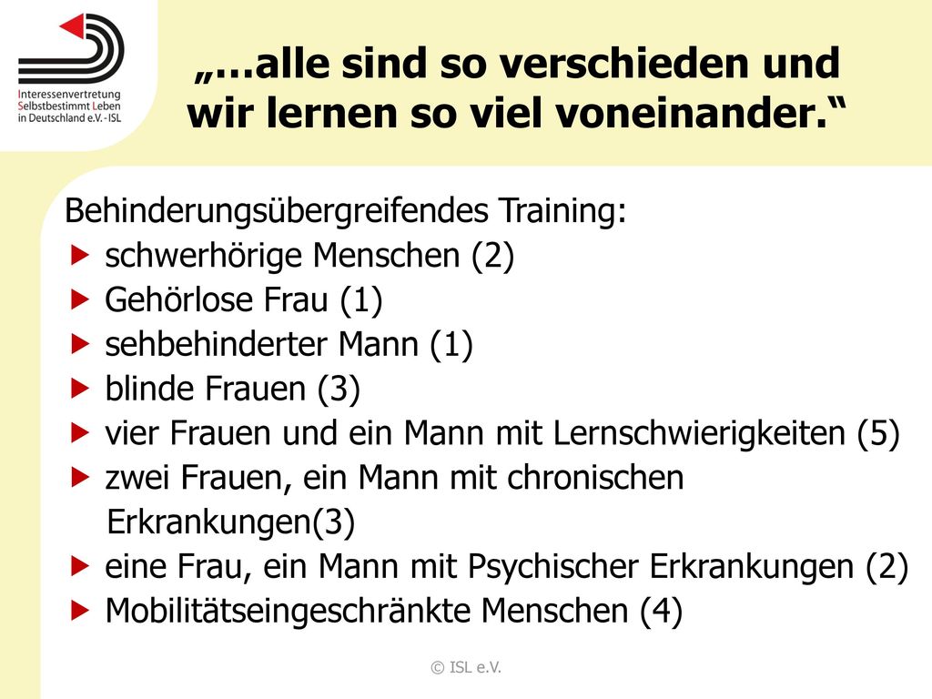 „…alle sind so verschieden und wir lernen so viel voneinander.