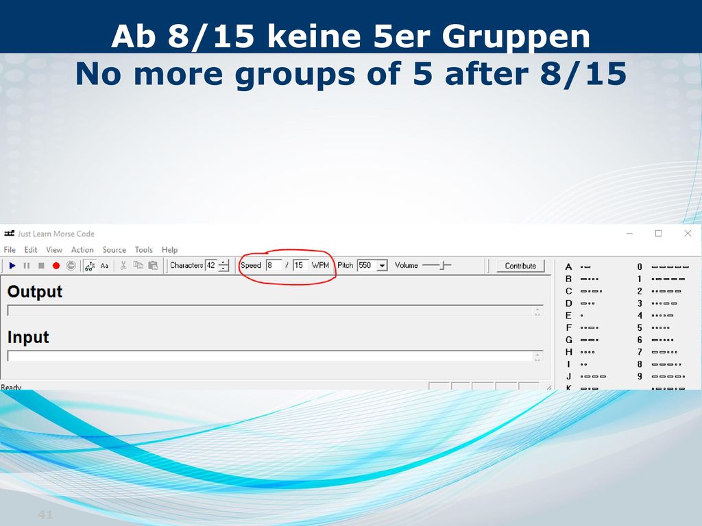 Ab 8/15 keine 5er Gruppen No more groups of 5 after 8/15