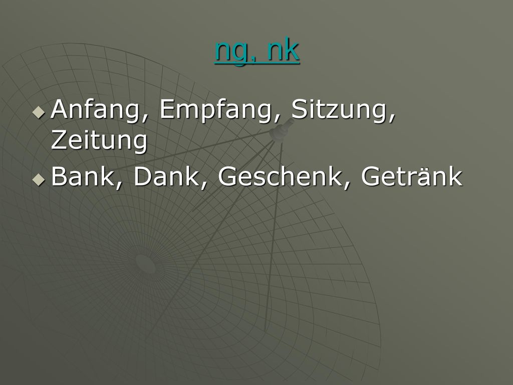 ng, nk Anfang, Empfang, Sitzung, Zeitung Bank, Dank, Geschenk, Getränk