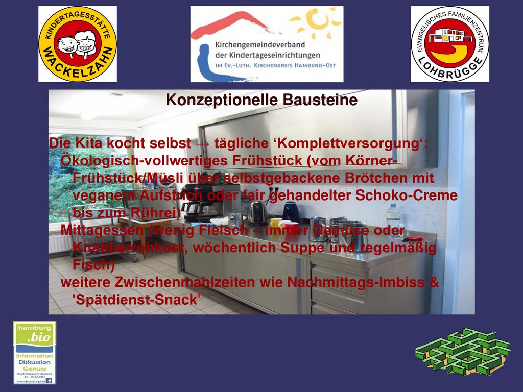 30-40 Essenskinder am Mittag ↔ Beliefert durch Caterer