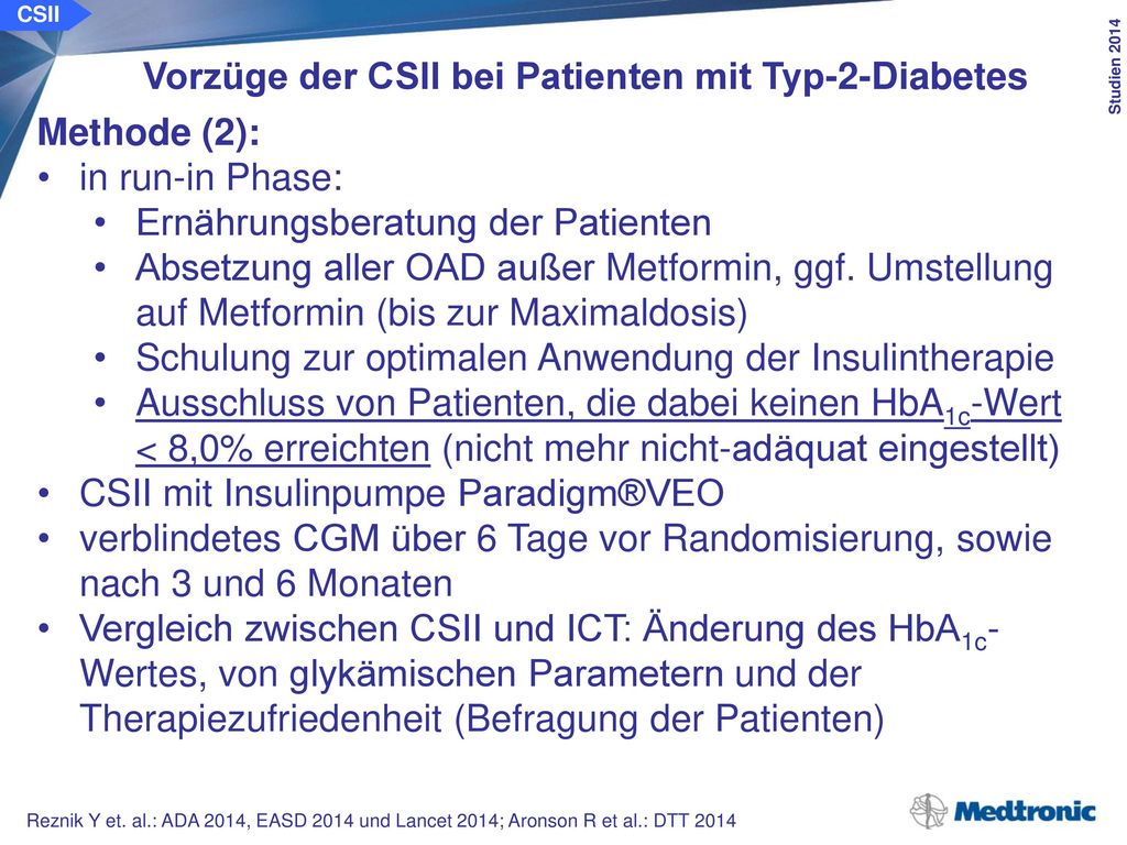 Vorzüge der CSII bei Patienten mit Typ-2-Diabetes