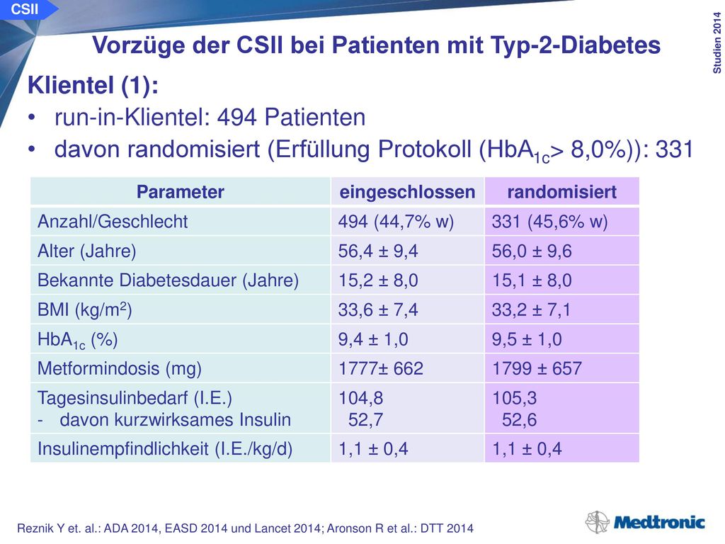 Vorzüge der CSII bei Patienten mit Typ-2-Diabetes