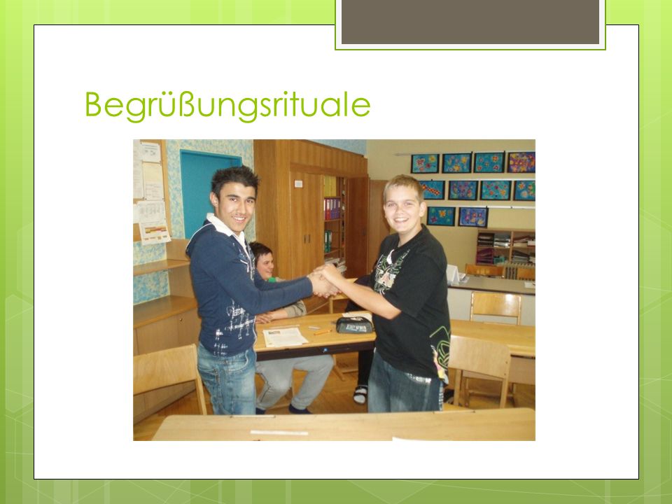 Begrüßungsrituale