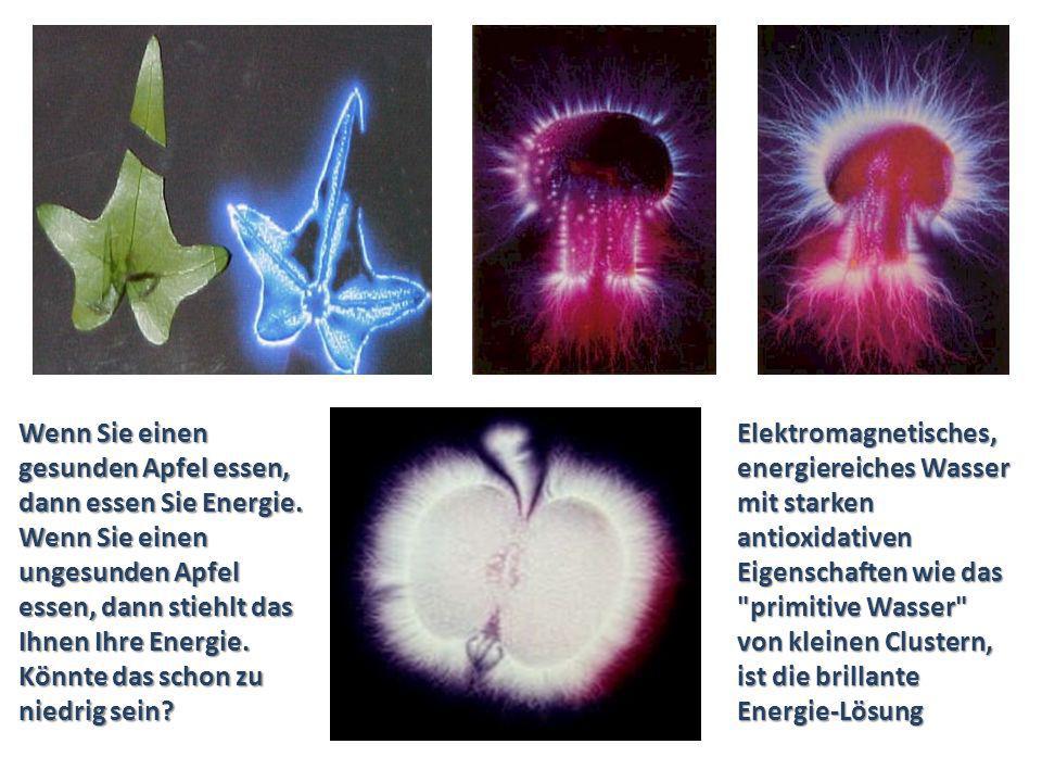 Wenn Sie einen gesunden Apfel essen, dann essen Sie Energie.